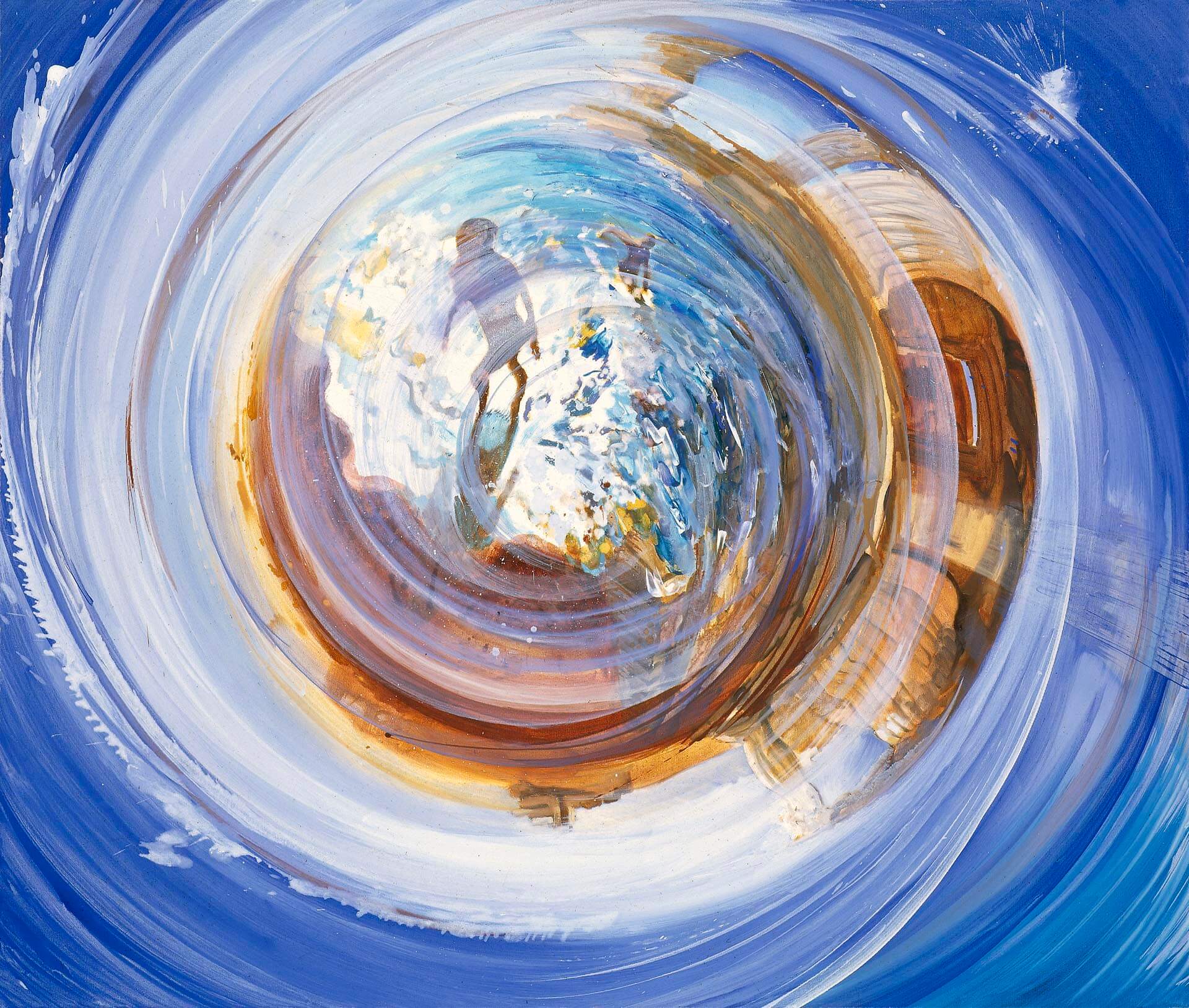 11. Emilia Tsekoura, Acropolis Eresos , '99 '01, Oil On Canvas, 130 X 110 Cm