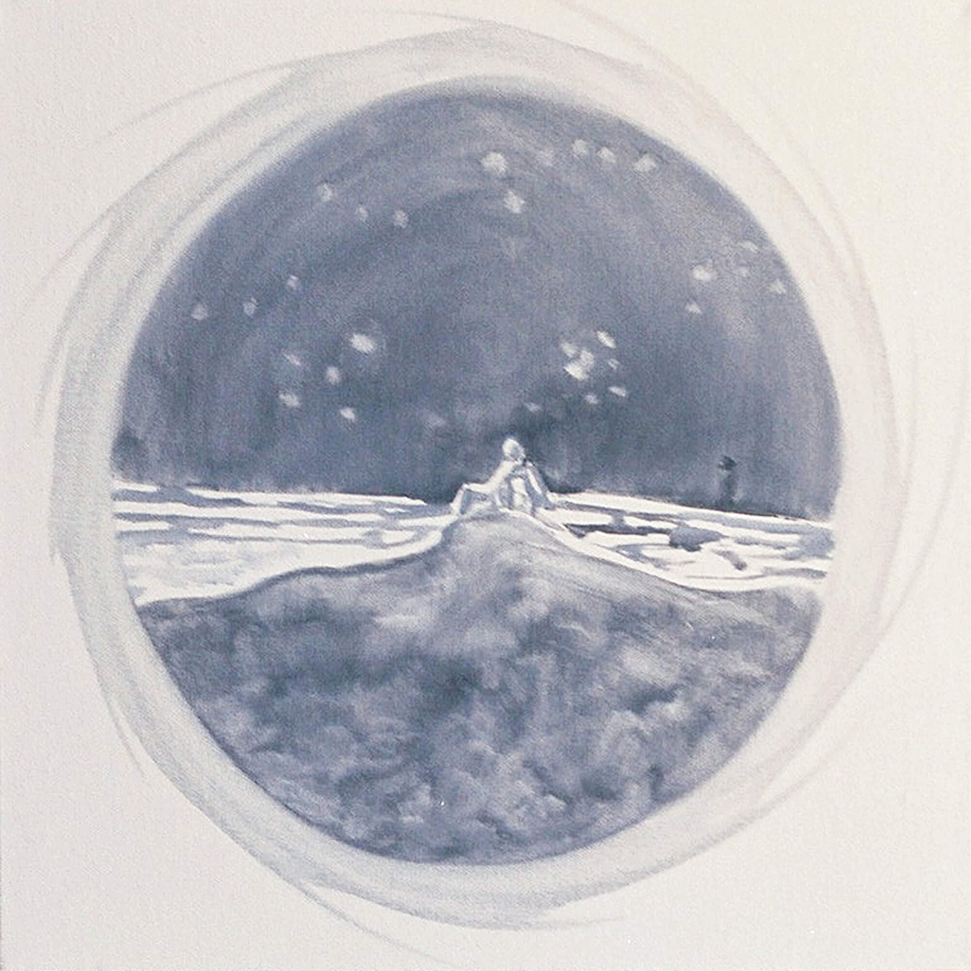 11. Emilia Tsekoura, Wait, '04 '05, Oil On Canvas, 45 X 45 Cm