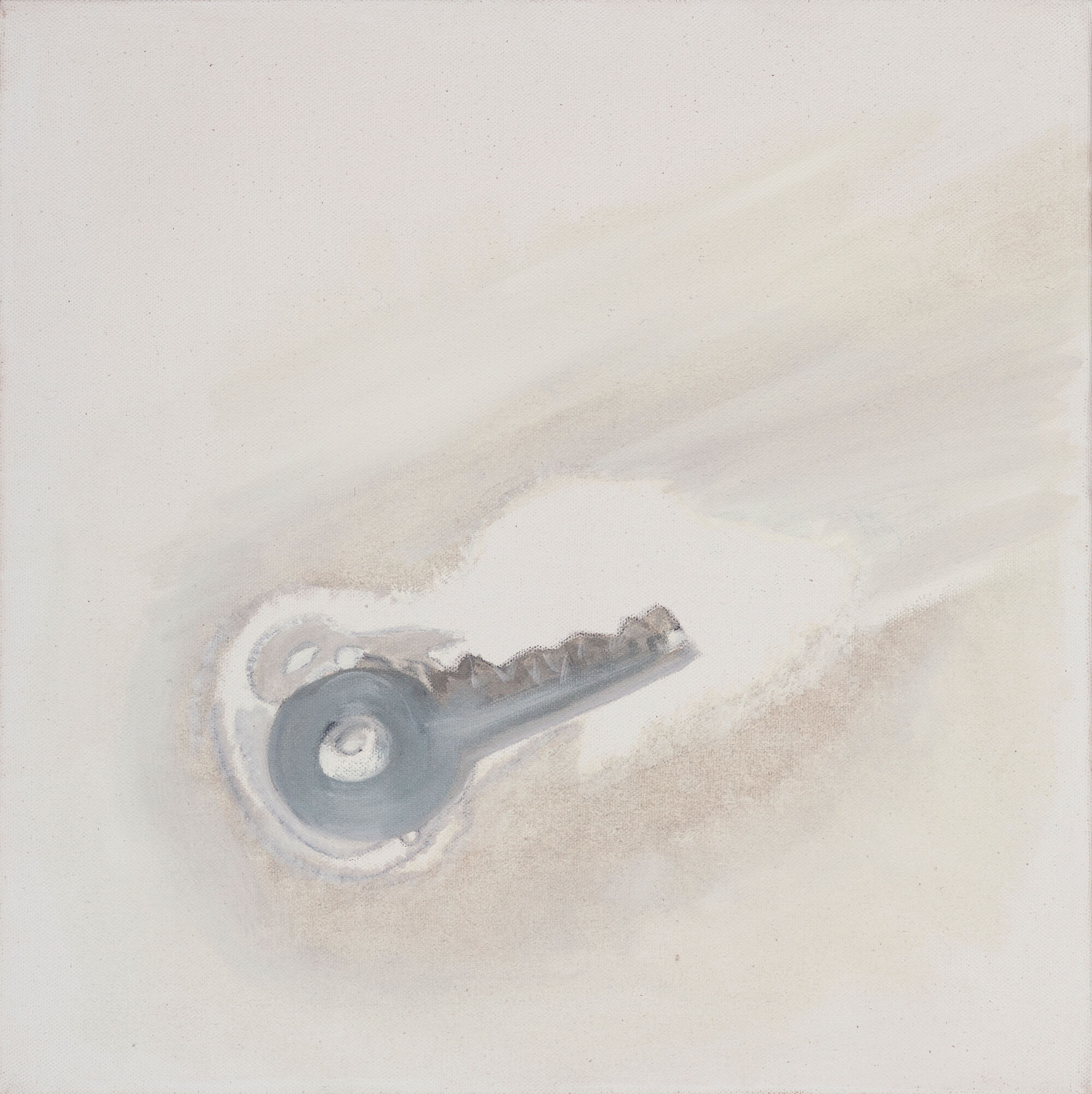 18. Emilia Tsekoura, Key, '04 '05, Oil On Canvas, 45 X 45 Cm