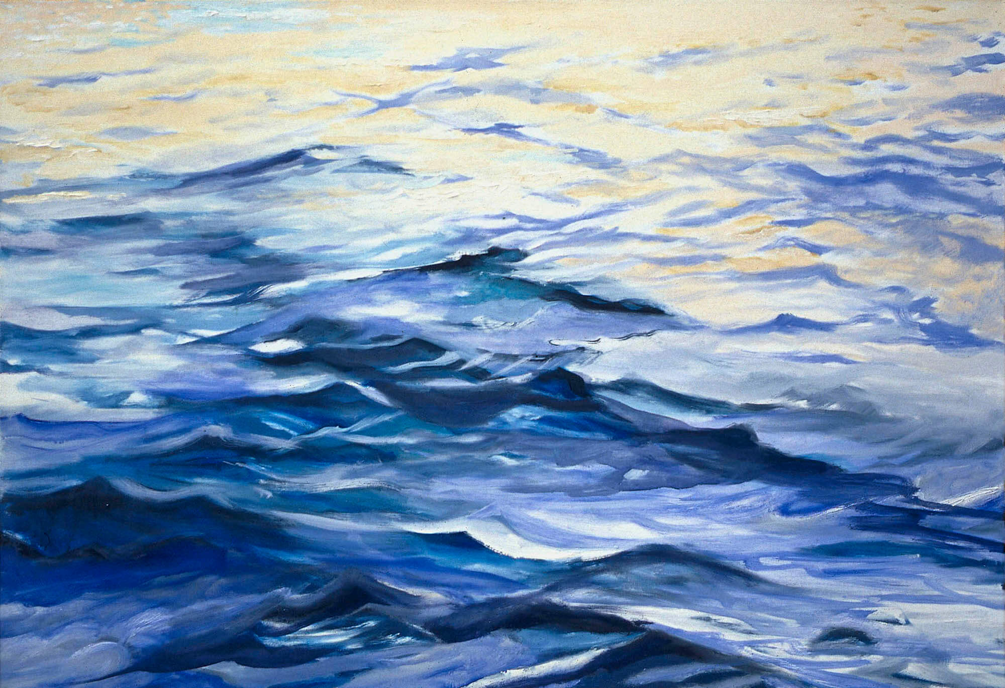 2. Emilia Tsekoura, Acqua Ii, 1996 1997, Oil On Canvas, 130 X 90 Cm