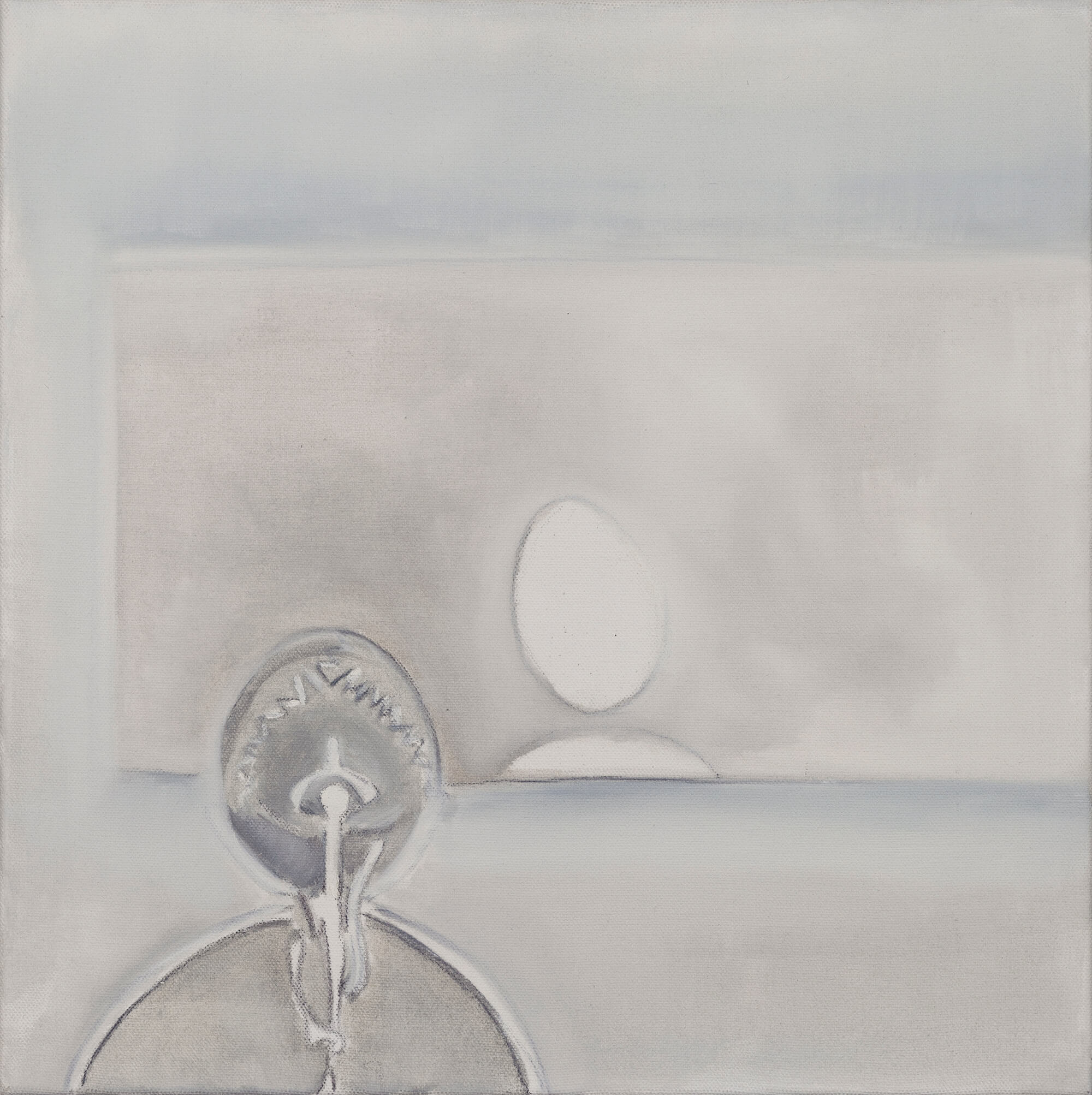 22. Emilia Tsekoura, Mind Mirror, '04 '05, Oil On Canvas, 45 X 45 Cm