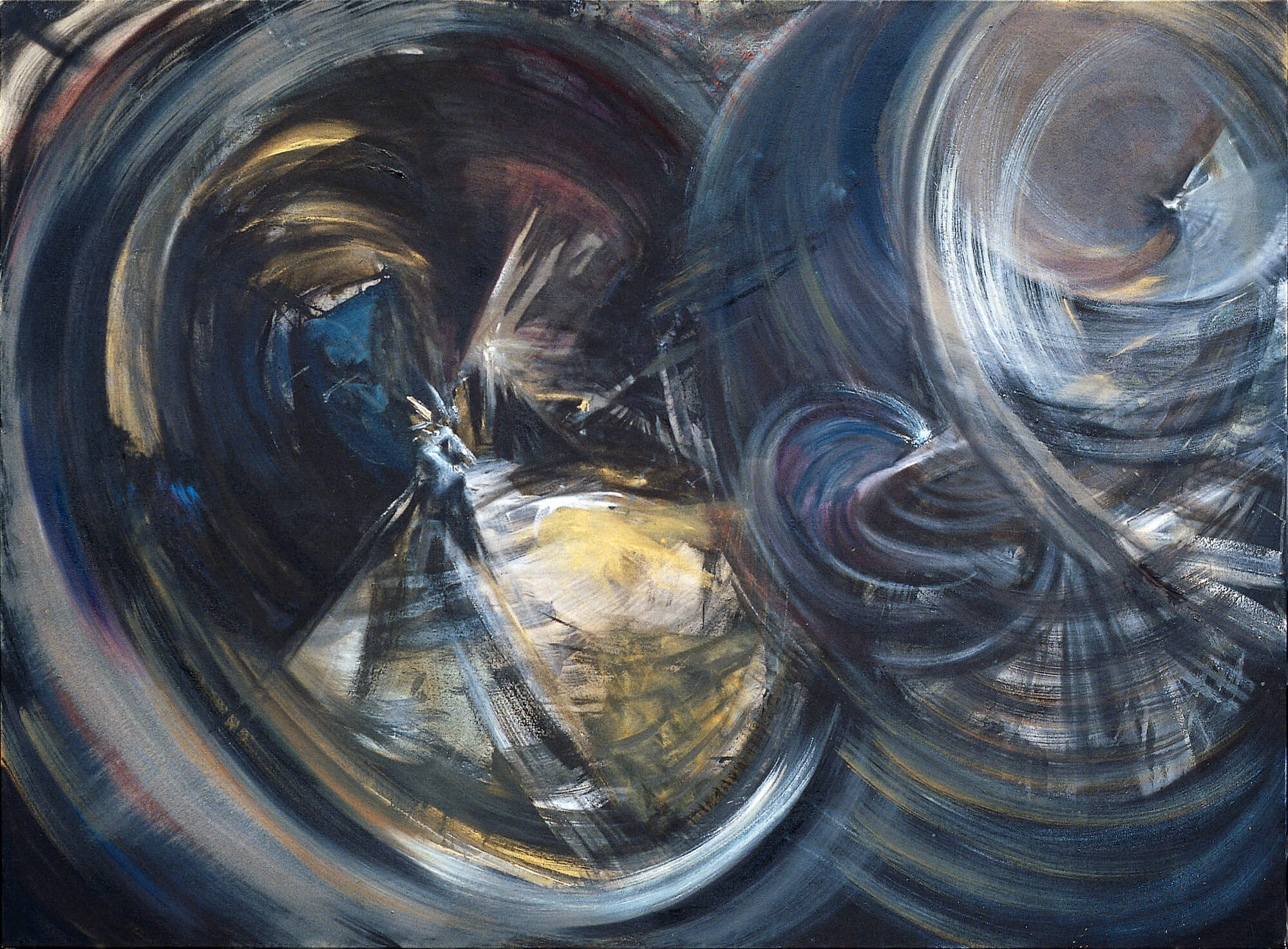 3. Emilia Tsekoura, Eggland Angel Oil On Canvas 1993 130 X 170 Cm Col. Thomas Giatras