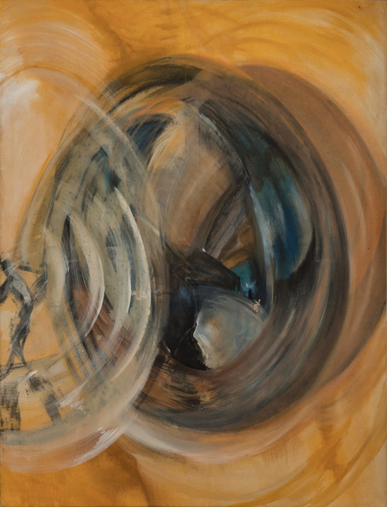 4. Emilia Tsekoura Eggland Self Portrait In The Studio Oil On Burlap 130cm X 170cm Collection Of The Artist
