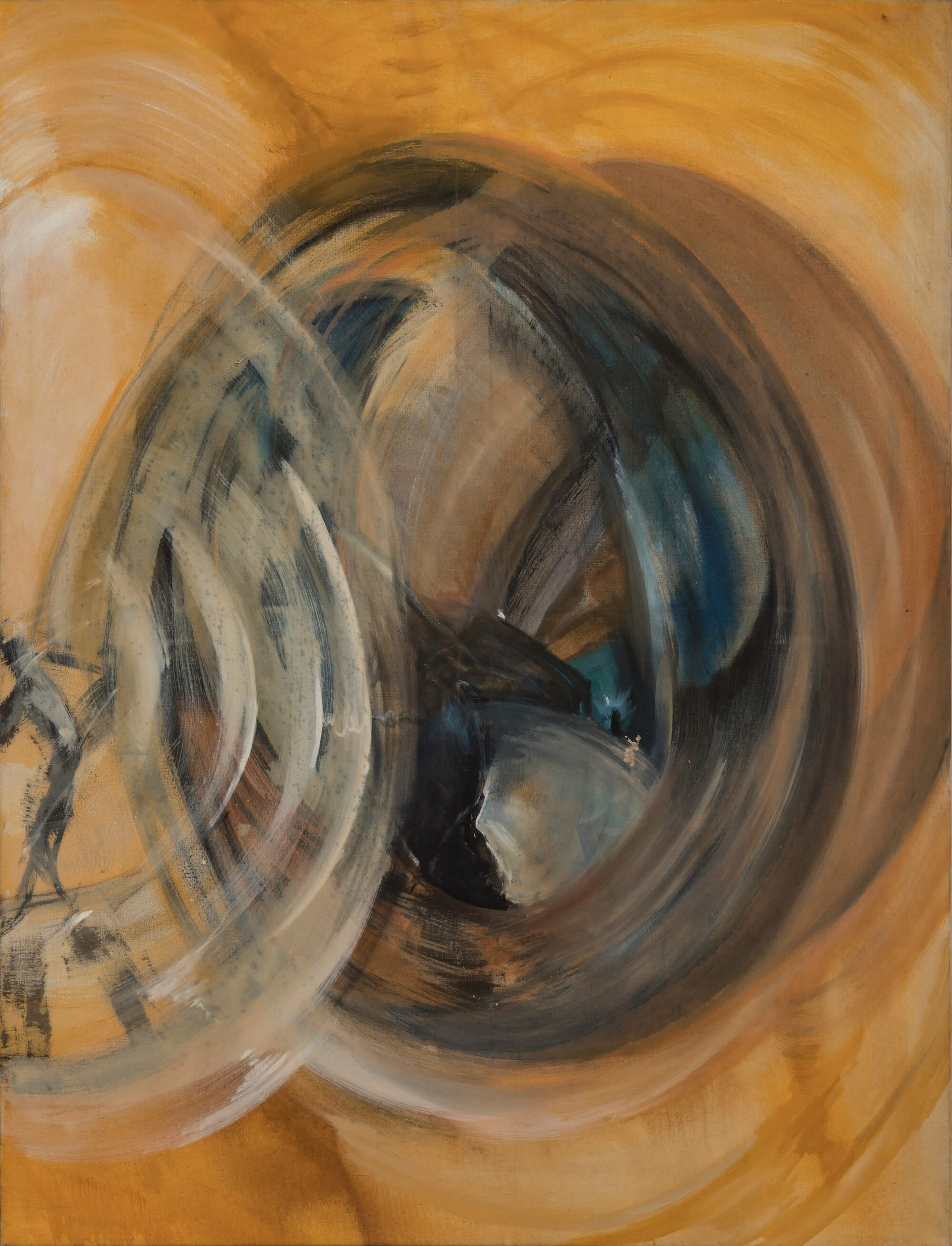 4. Emilia Tsekoura Eggland Self Portrait In The Studio Oil On Burlap 130cm X 170cm Collection Of The Artist