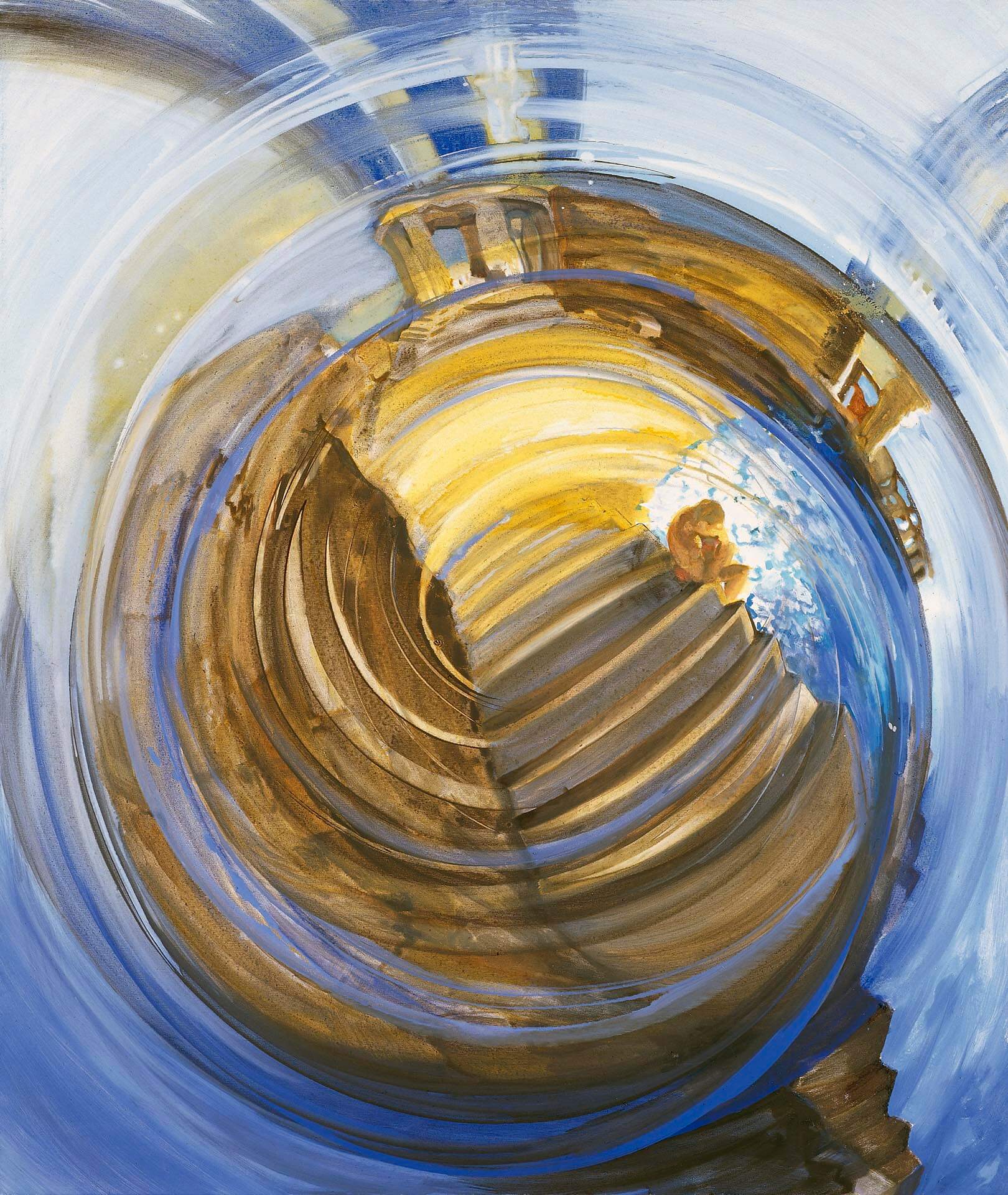 5. Emilia Tsekoura, You (acropolis), '99 '01, Oil On Canvas, 110 X 130 Cm