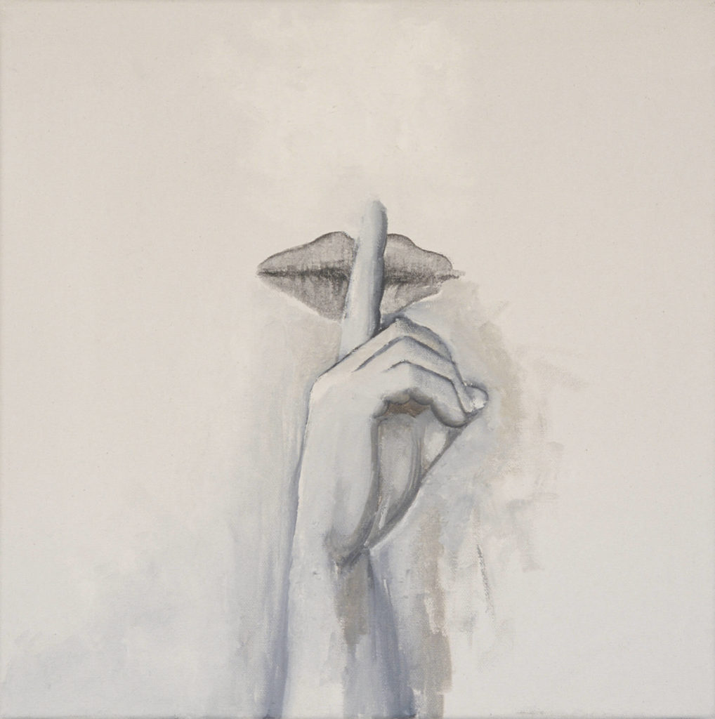 7. Emilia Tsekoura, Quiet, '04 '05, Oil On Canvas, 45 X 45 Cm Elissavet And Giannis Bletsios Col