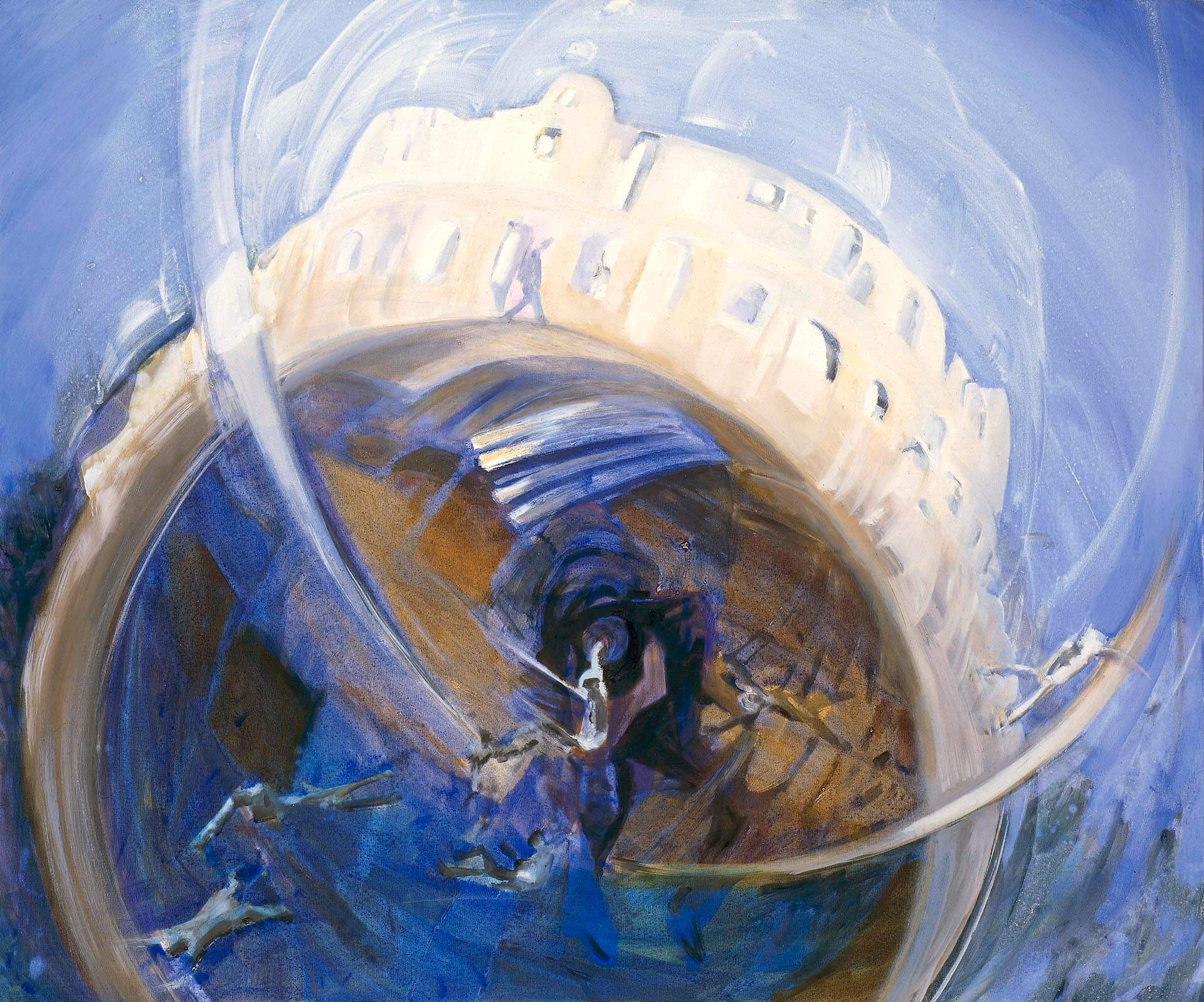 9. Emilia Tsekoura, Herodion , 99 '00, Oil On Canvas, 130 X 110 Cm