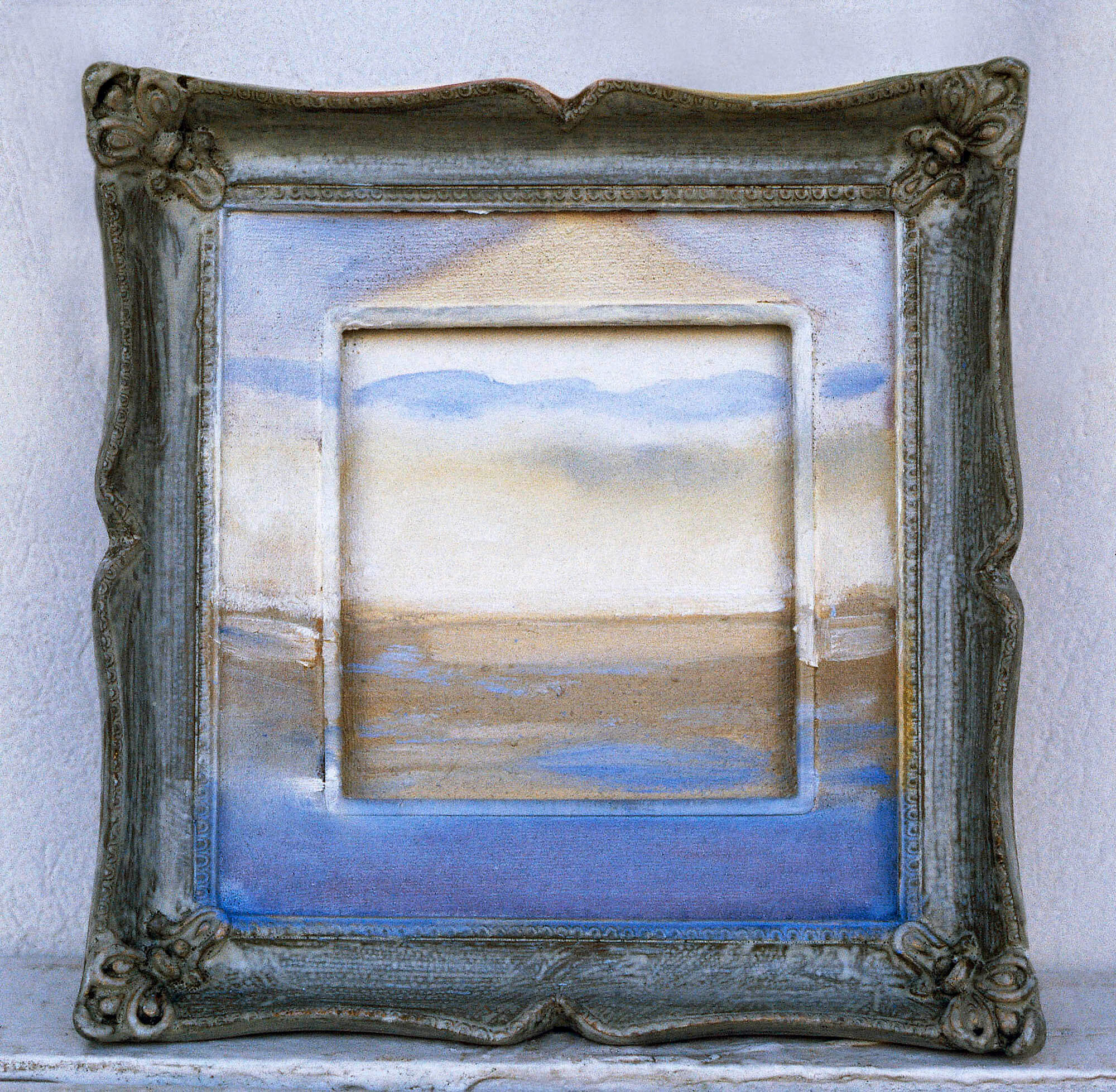 9. Emilia Tsekoura, Pictor, 1999, Oil, 19 X 19 Cm Col. Florica Kyriacopoulos