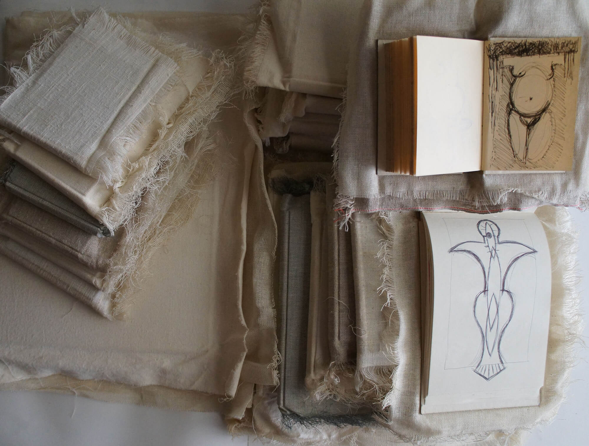 Emilia Tsekoura, Sketchbooks Like Savannah Deceased, 10 Years Of Work